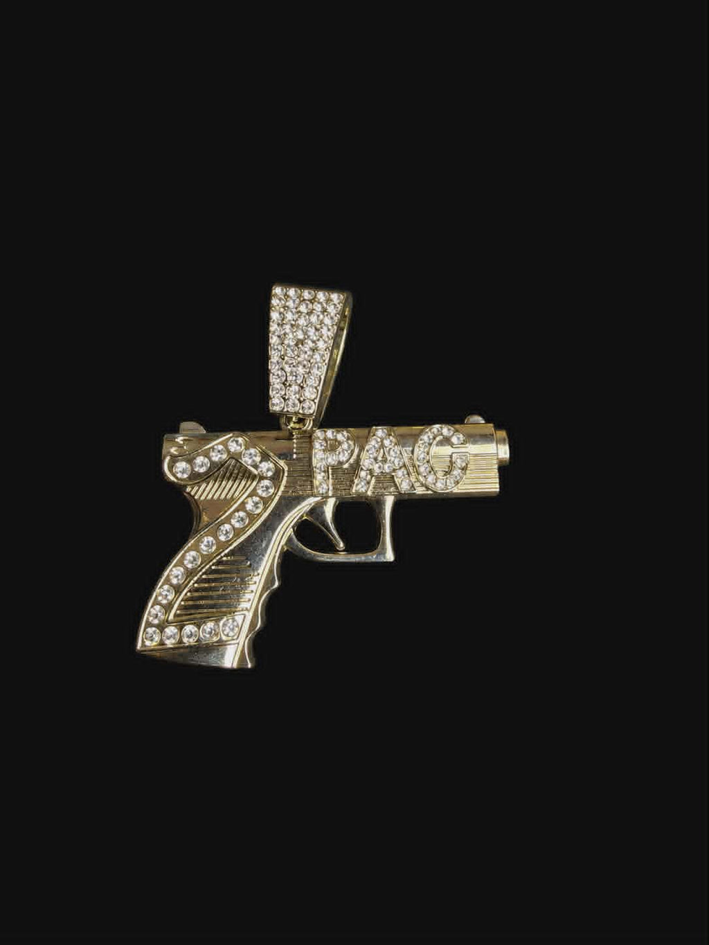 pendentifs pistolet 2pac