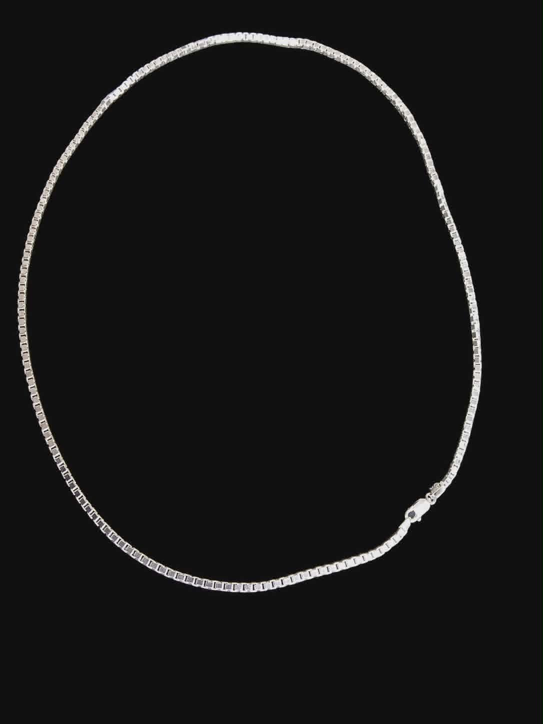 Chaine Box en argent sterling 925