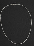 chaîne rope flexible en argent sterling 925