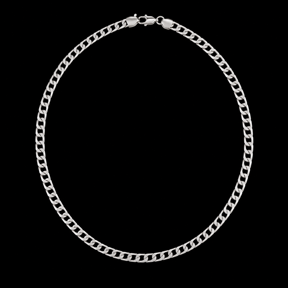 Square Curb Argent 925