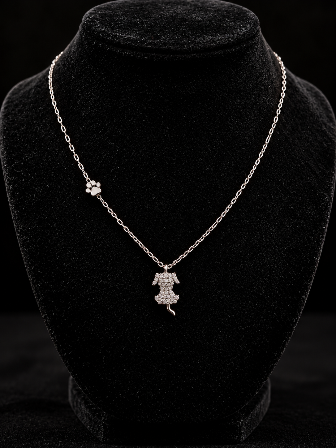 Collier Chien Argent 925