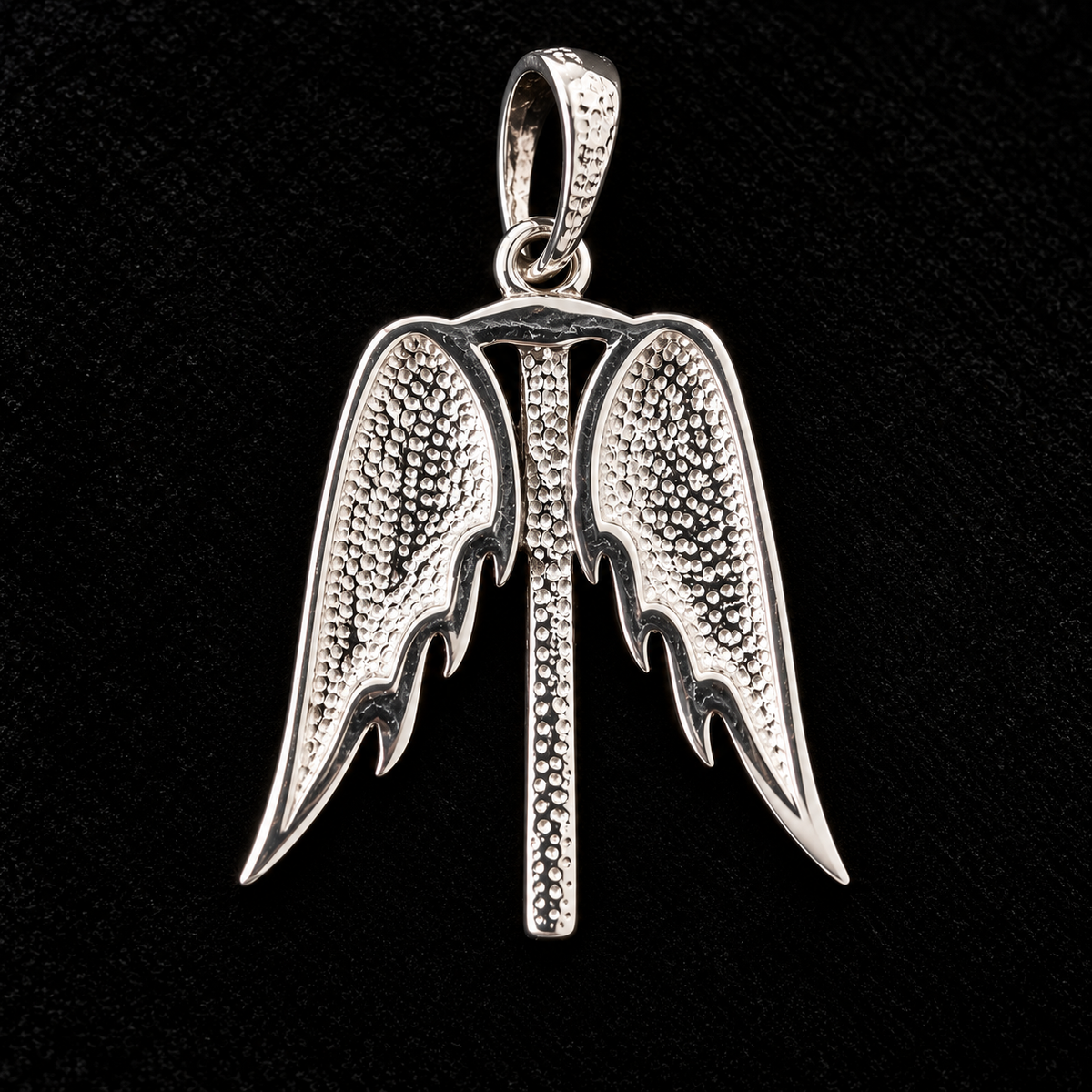 Pendentif Croix ailée Argent 925