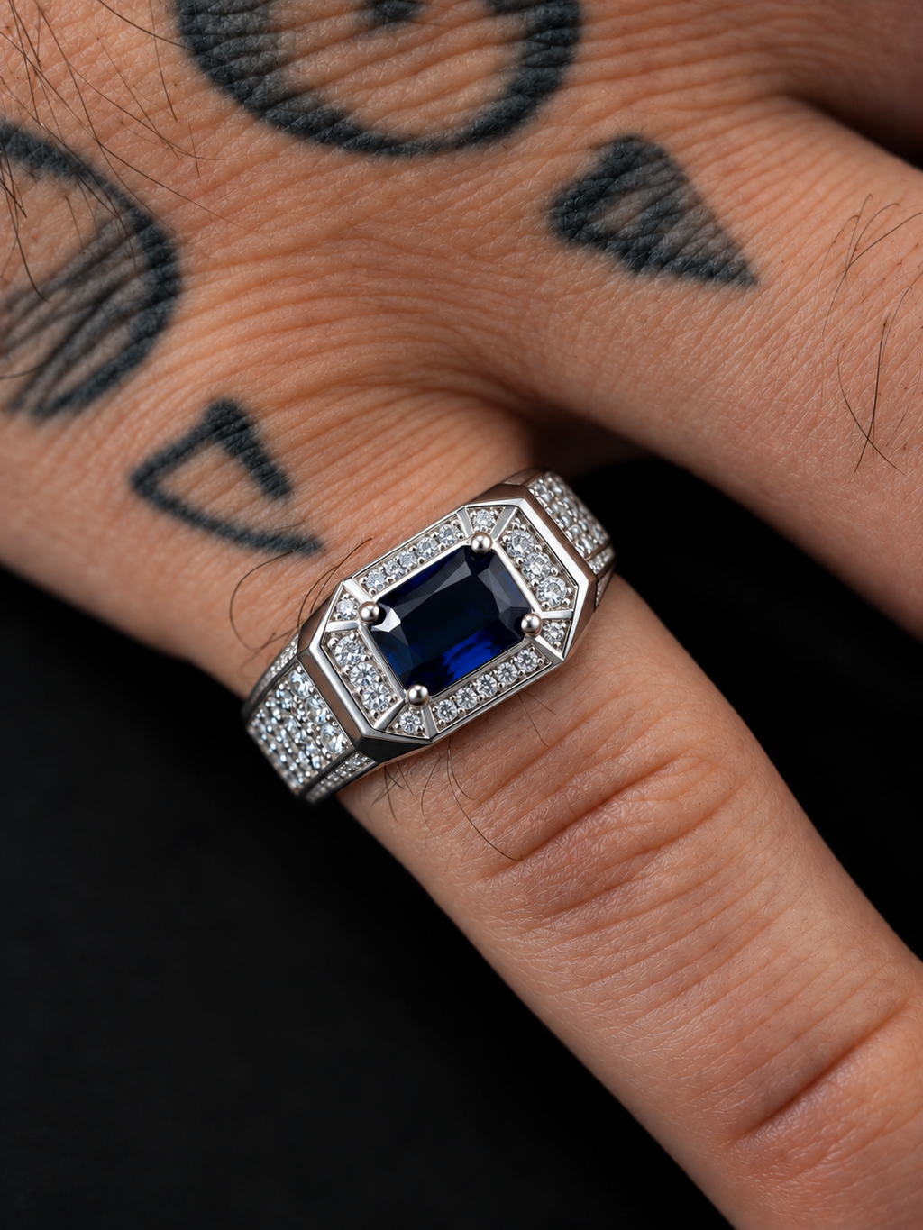Bague Saphir Argent 925