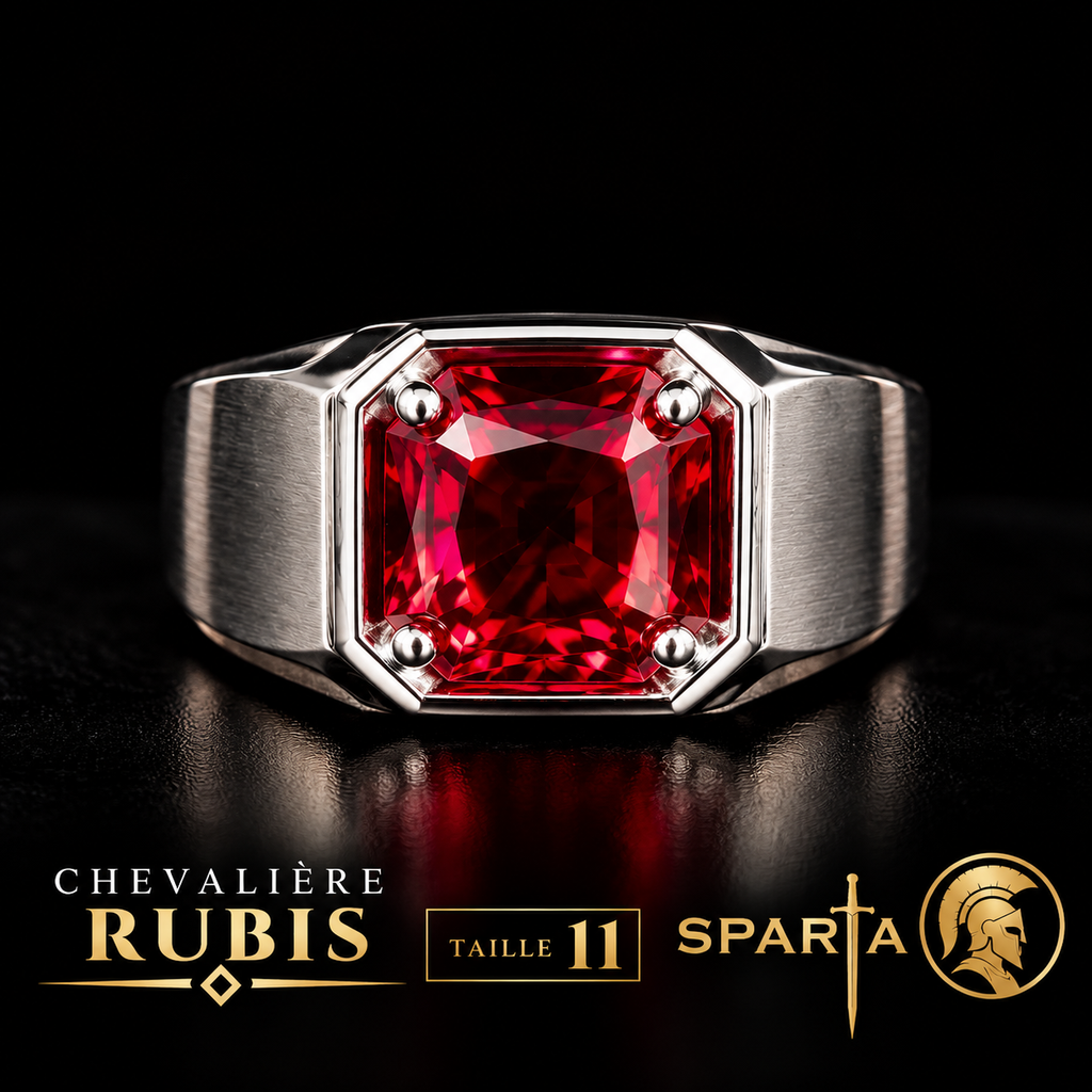 Bague Rubis Argent 925