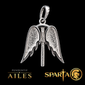 Pendentif Croix ailée Argent 925