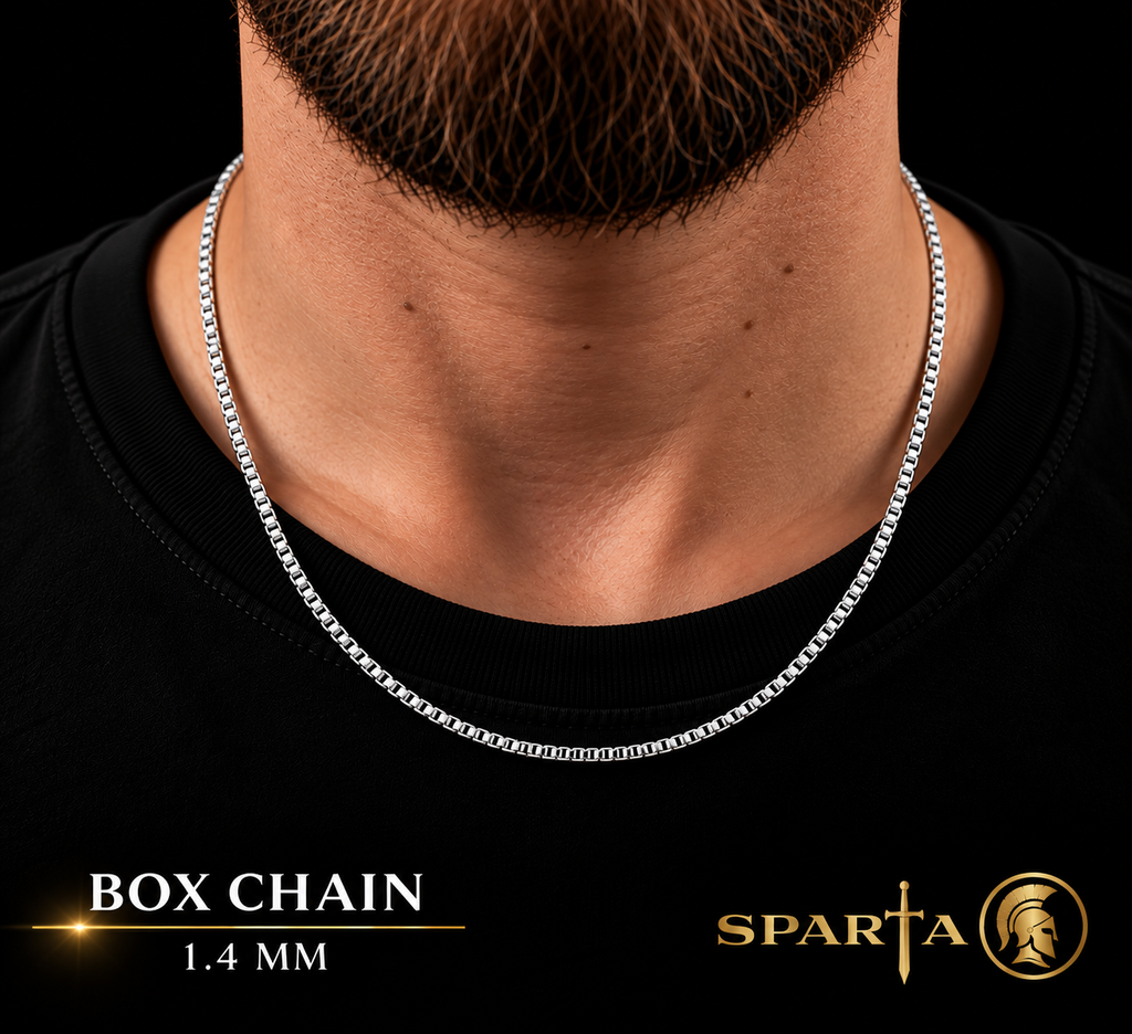 Box chain Argent 925