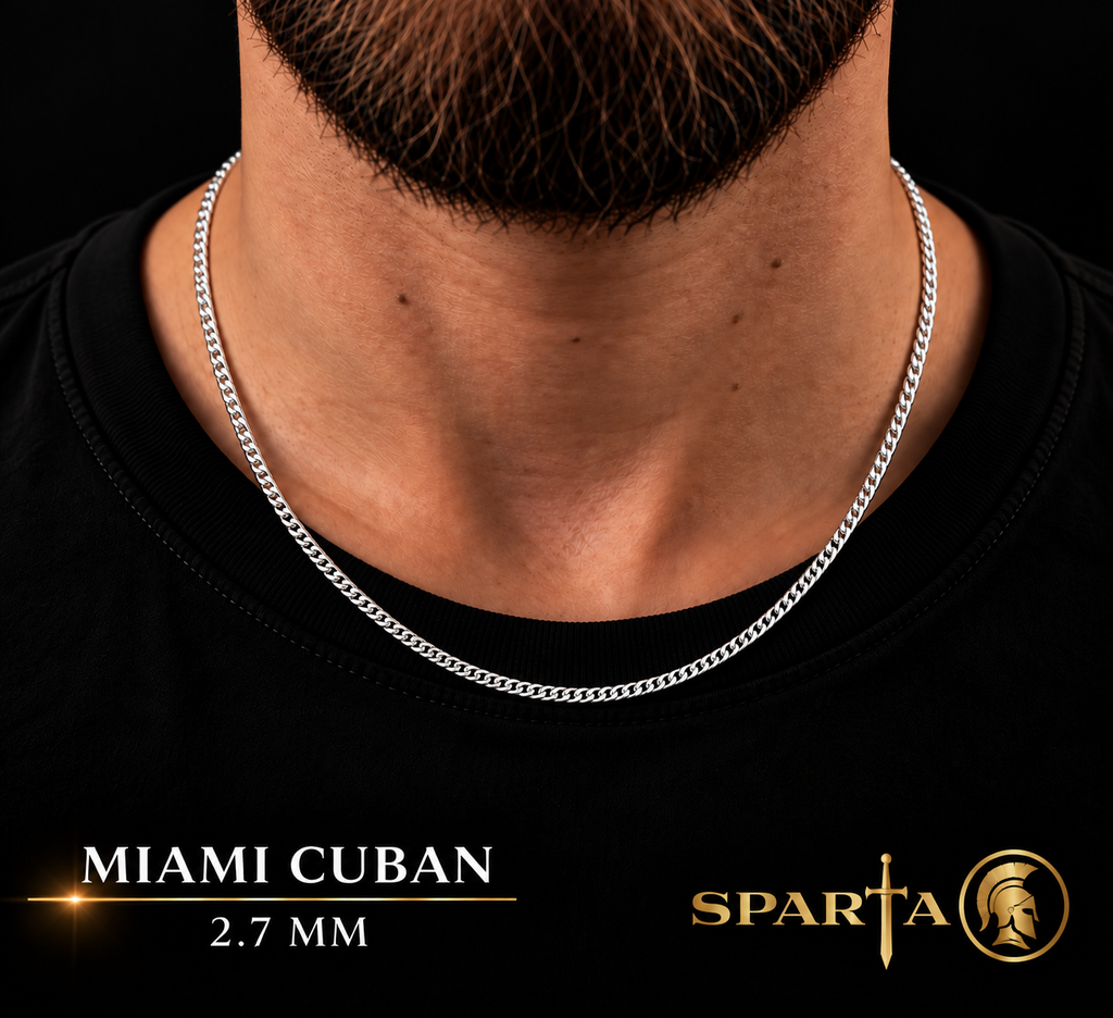 Miami cuban Argent 925