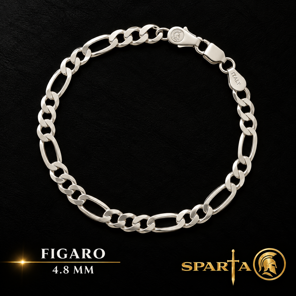 Bracelet figaro Argent 925