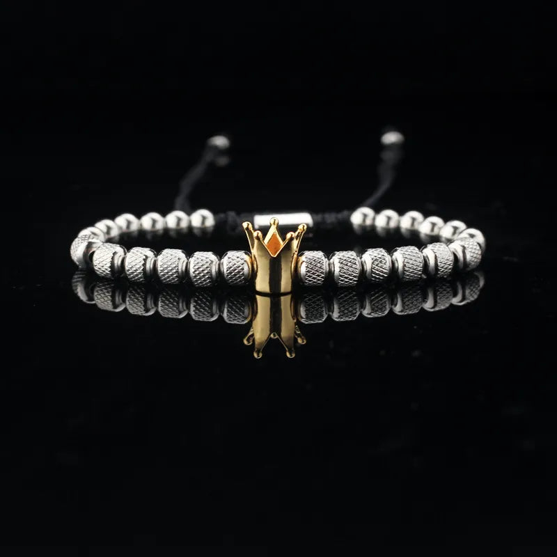Bracelet Couronne Royale Or