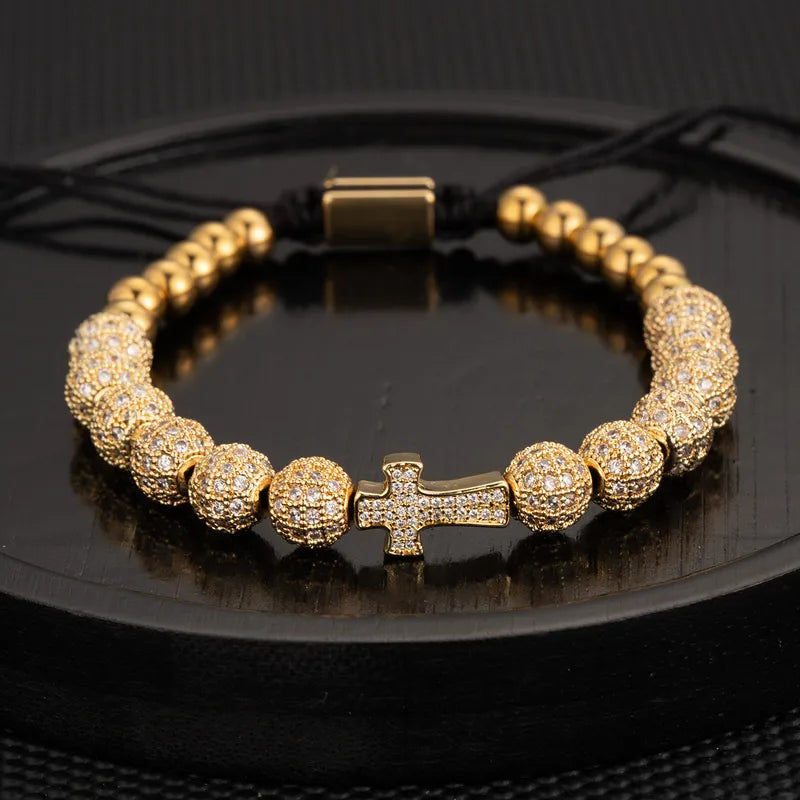 Bracelet Couronne Royale Or