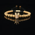 Bracelet Couronne Royale Or